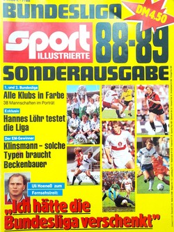 1. & 2. Bundesliga 1988-89 Fans Guide (Sport Illustrierte)