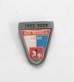 100 years of KS Wisla Pulawy 1923-2023 badge (official product)
