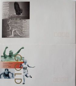 2 Envelopes Olympic Games Atlanta 1996 (Australia)