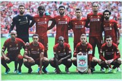 2019 FA Community Shield Liverpool FC team photo