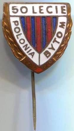 50 years of Polonia Bytom 1920-1970 badge (enamel)