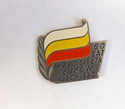 60 years of MZKS Orleta Lukow 1923-1983 badge (lacquer)