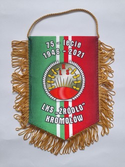 75th Anniversary of LKS Zrodlo Kromolow 1946-2021 pennant (official product)