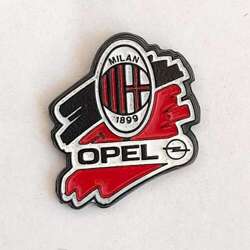 AC Milan crest and Opel logo badge (lacquer)