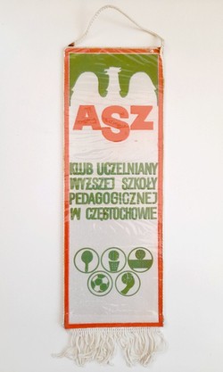 AZS Sport Club of the Pedagogical University of Częstochowa pennant