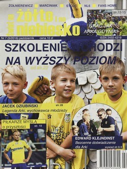 Arka Gdynia Magazine, World in yellow and blue, No. 7 (5/2016) October