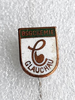 BSG Chemie Glauchau badge (East Germany, enamel)