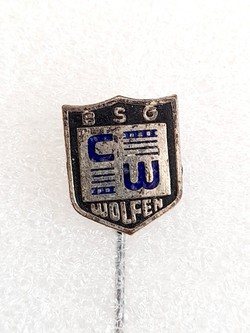 BSG Chemie Wolfen badge (East Germany, lacquer)