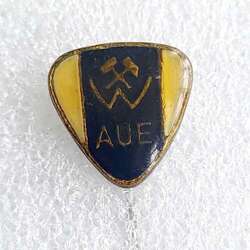BSG Wismut Aue badge (East Germany, epoxy)