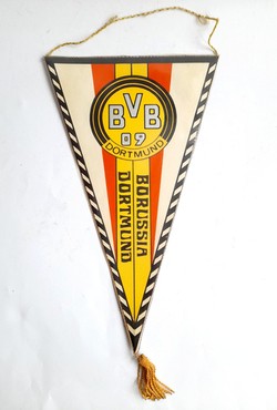BVB Borussia Dortmund big pennant (the 70's)