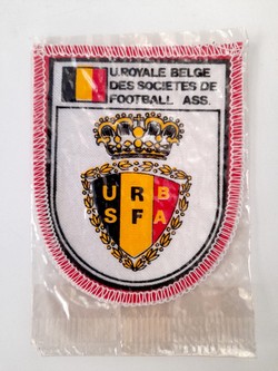 Belgium Football Association old emblem stripe