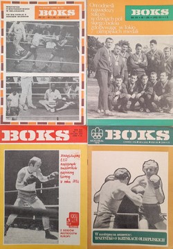 Boxing monthly magazine 1973-1976 (set of 4 issues)