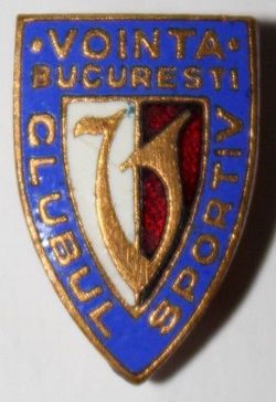 CS Vointa Bucharest badge (enamel)