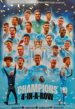 Champions 4-in-a-row (an official Manchester City publication)