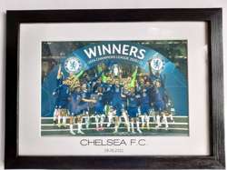 Chelsea FC - Winners UEFA Champions League 2020/2021 photo in the frame (official product)