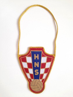 Croatian Football Association pennant (two sided)