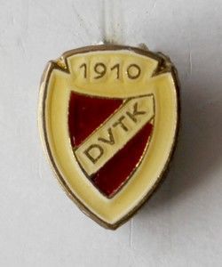 Diosgyor VTK Miskolc badge (epoxy, with signature) 