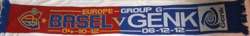 FC Basel - Racing Club Genk Champions Cup (04.10.2012, 06.12.2012) scarf