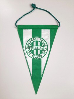 Ferencvarosi TC Budapest old pennant (two sided)