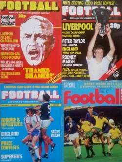 Football monthly magazine 1972-1977 (4 issues)