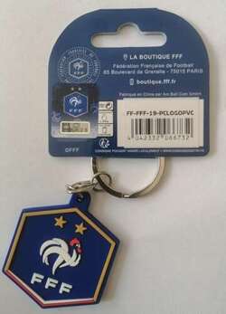 French Football Association keyring PVC (official product)