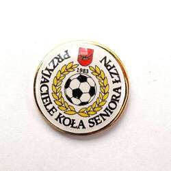 Friends of the Seniors' Club of Lodz District Football Associaton pin badge (official product)