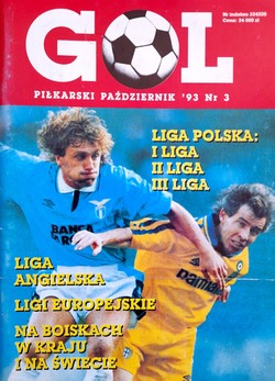 Gol football monthly magazine nr 3 (October 1993)