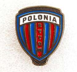Hockey Club Polonia Bytom crest pin badge (official product)