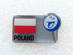 IIHF Ice Hockey World Championship Czech Republic 2024 - Poland Team pin badge (official product)