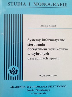 IT systems for controlling exercise load in selected sports disciplines