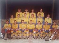 Ice hockey team EC Pfaffenhofen 1988-1989 (Germany) photo