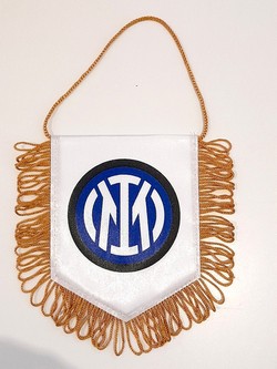 Inter Milan new crest small two side pennant (official product)