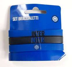 Inter Milan set of 3 silicone wristbands (official licensed product)