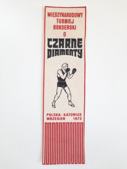 International Boxing Tournament for Black Diamonds (Katowice, 1973) pennant