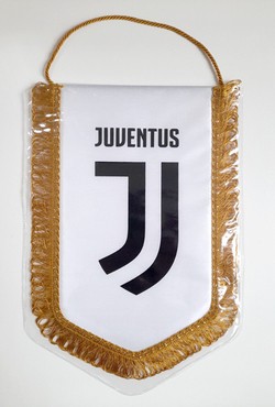 Juventus FC crest white pennant 28 cm (official product)