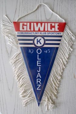 KKS Kolejarz Gliwice pennant | Pennants \ Polish Clubs