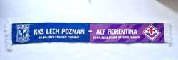 KKS Lech Poznan - ACF Fiorentina UEFA Europa Conference League 2022/23 matches scarf (official product)