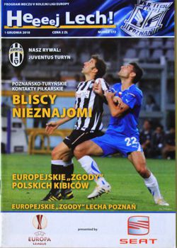 KKS Lech Poznan - Juventus Turin (01.12.2010) - Programme of Europa League group stage match