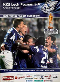 KKS Lech Poznań season 2007-2008 Spring Round official guide