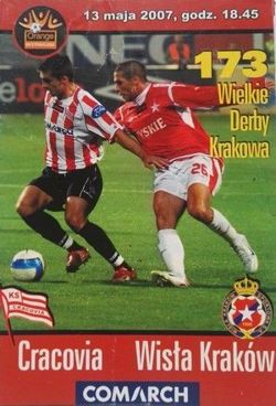 KS Cracovia - Wisla Cracow Orange Ekstraklasa (13.05.2007) official programme