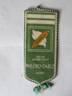 KS Wlokniarz Lodz sports sections pennant