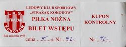 LKS Strazak Kokotow match ticket