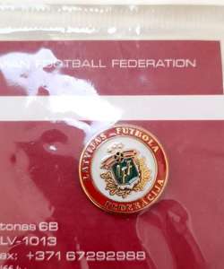 Latvia Football Association badge (official product)