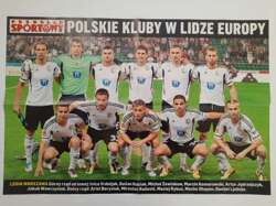 Legia Warsaw & Danijel Ljuboja - Polish Clubs in UEFA Europa League two side poster (Przeglad Sportowy)