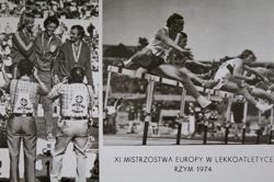 Leszek Wodzynski (athletics) - The Bronze medalist of XI European Championships Rome 1974 postcard