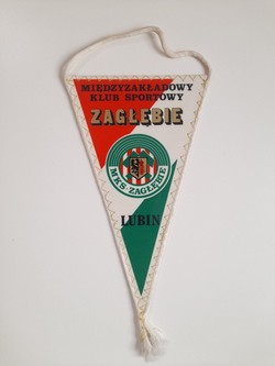 MKS Zaglebie Lubin old pennant