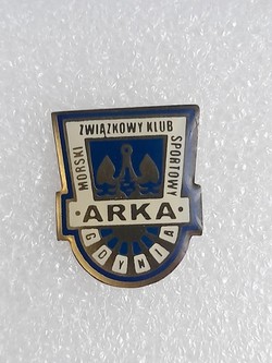 MZKS Arka Gdynia crest badge (official product, epoxy)