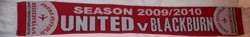 Manchester United - Blackburn Rovers Season 2009/10 official scarf