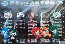 Mascots Beijing 2008 Olympic Games pendants