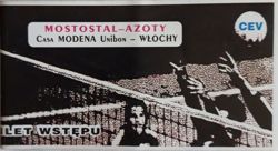 Mostostal Azoty Kędzierzyn Koźle - Casa Modena Unibon Men's Volleyball Champions League ticket (24.02.1999)